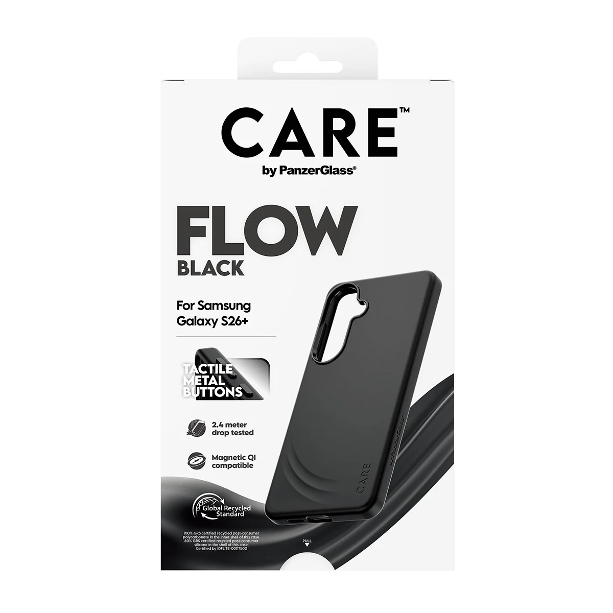 CARE⢠by PanzerGlass® Flow Case Black w. Qi Samsung Galaxy S26+ - Image 3