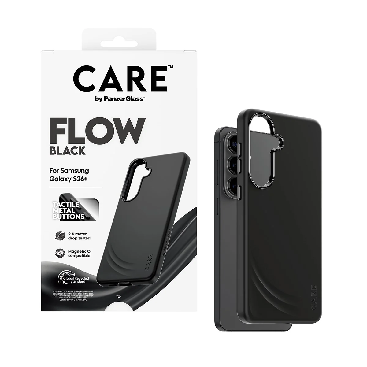 CARE⢠by PanzerGlass® Flow Case Black w. Qi Samsung Galaxy S26+ - Image 5