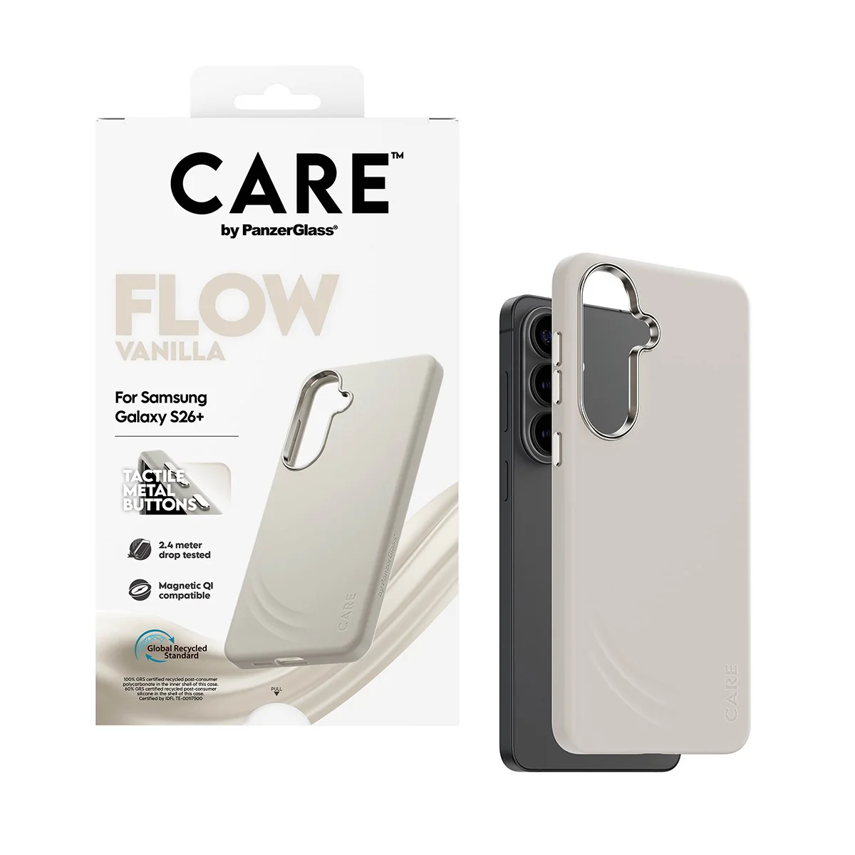 CARE⢠by PanzerGlass® Flow Case Vanilla w. Qi Samsung Galaxy S26+ - Image 5