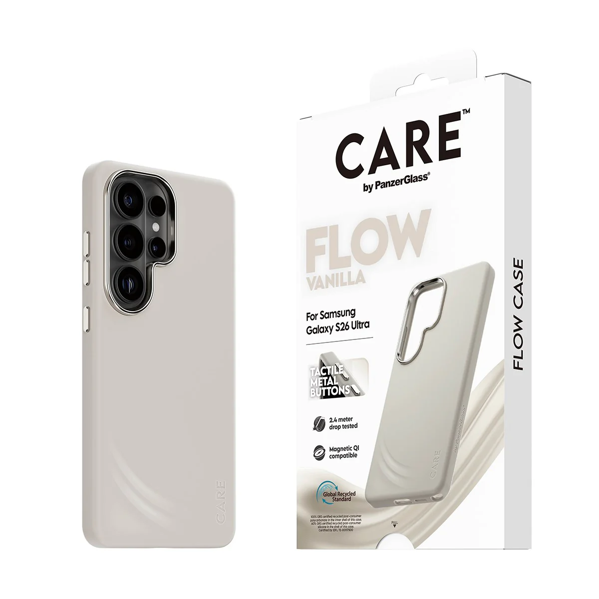 CARE⢠by PanzerGlass® Flow Case Vanilla w. Qi Samsung Galaxy S26 Ultra - Image 6