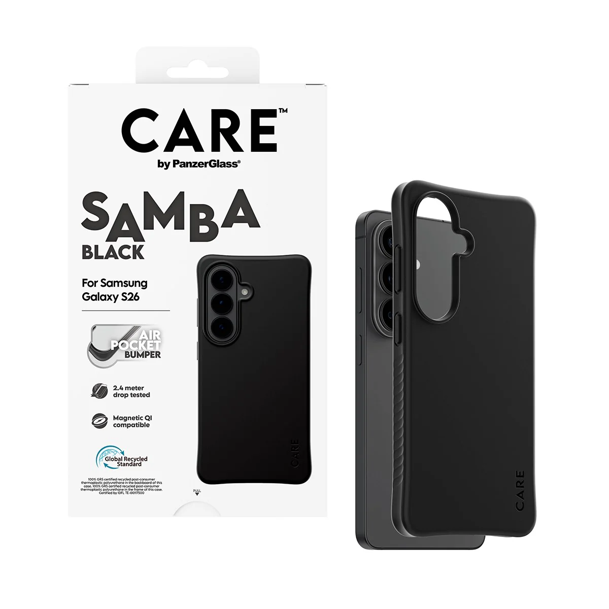 CARE™ by PanzerGlass® Samba Case Black w. Qi Samsung Galaxy S26 - Image 5