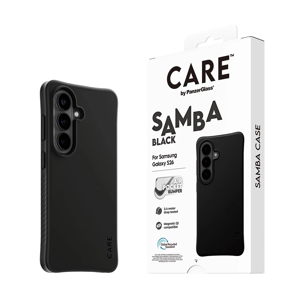 CARE™ by PanzerGlass® Samba Case Black w. Qi Samsung Galaxy S26 - Image 6