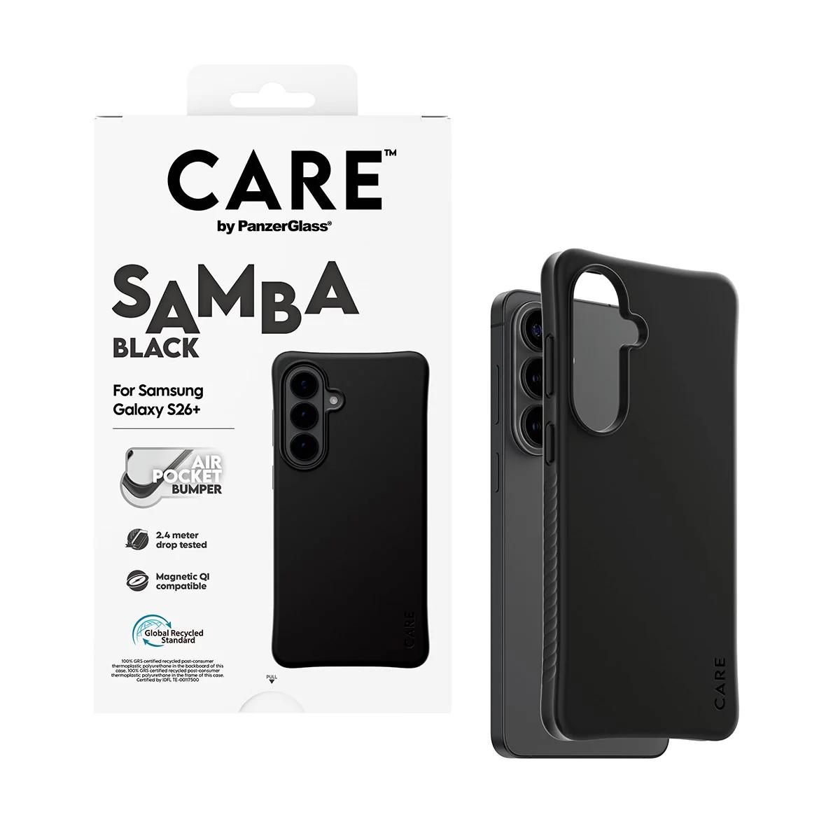 CARE⢠by PanzerGlass® Samba Case Black w. Qi Samsung Galaxy S26+ - Image 5