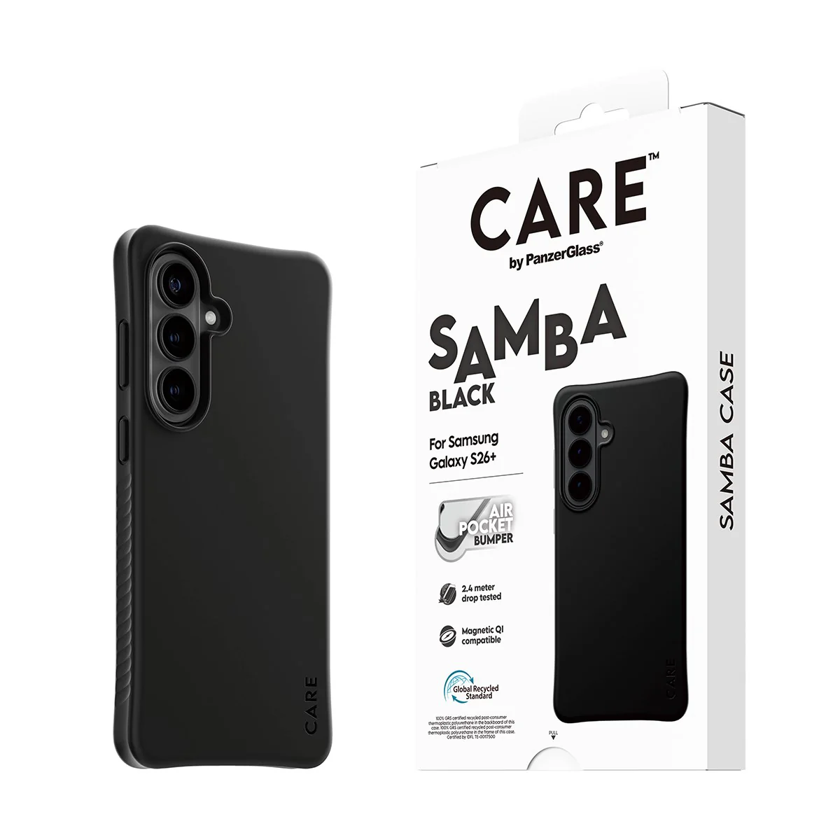 CARE⢠by PanzerGlass® Samba Case Black w. Qi Samsung Galaxy S26+ - Image 6