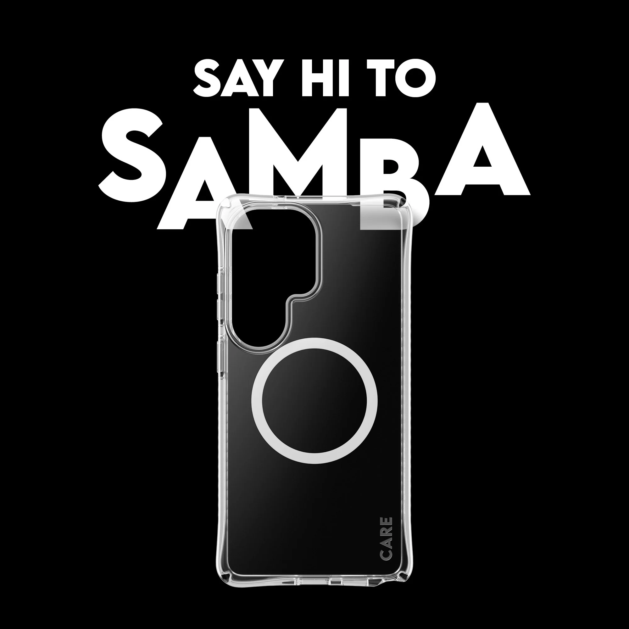 CARE™ by PanzerGlass® Samba Case Transparent w. White Qi Samsung Galaxy S26 Ultra - Image 7