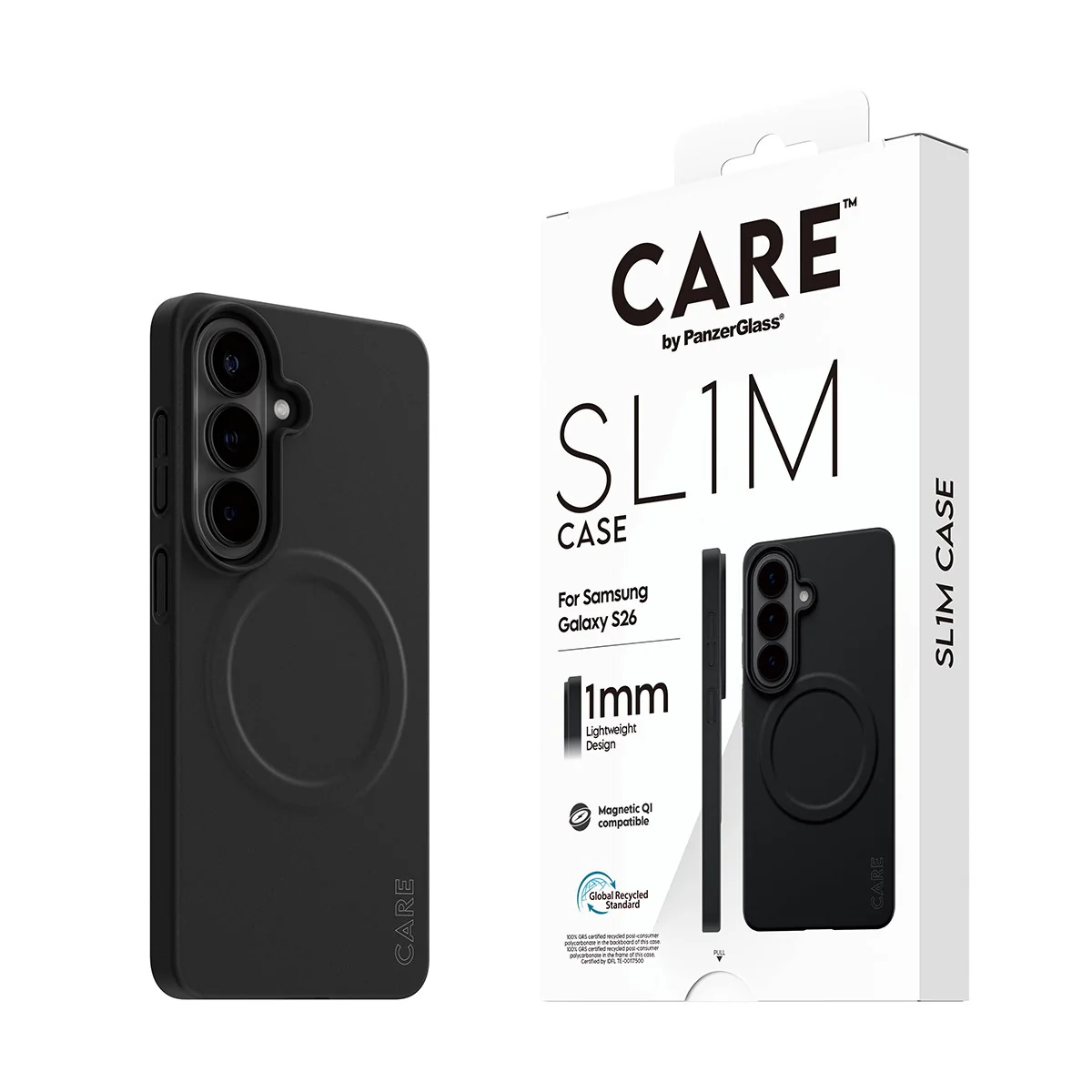 CARE⢠by PanzerGlass® SL1M Case Black w. Qi Samsung Galaxy S26 - Image 6