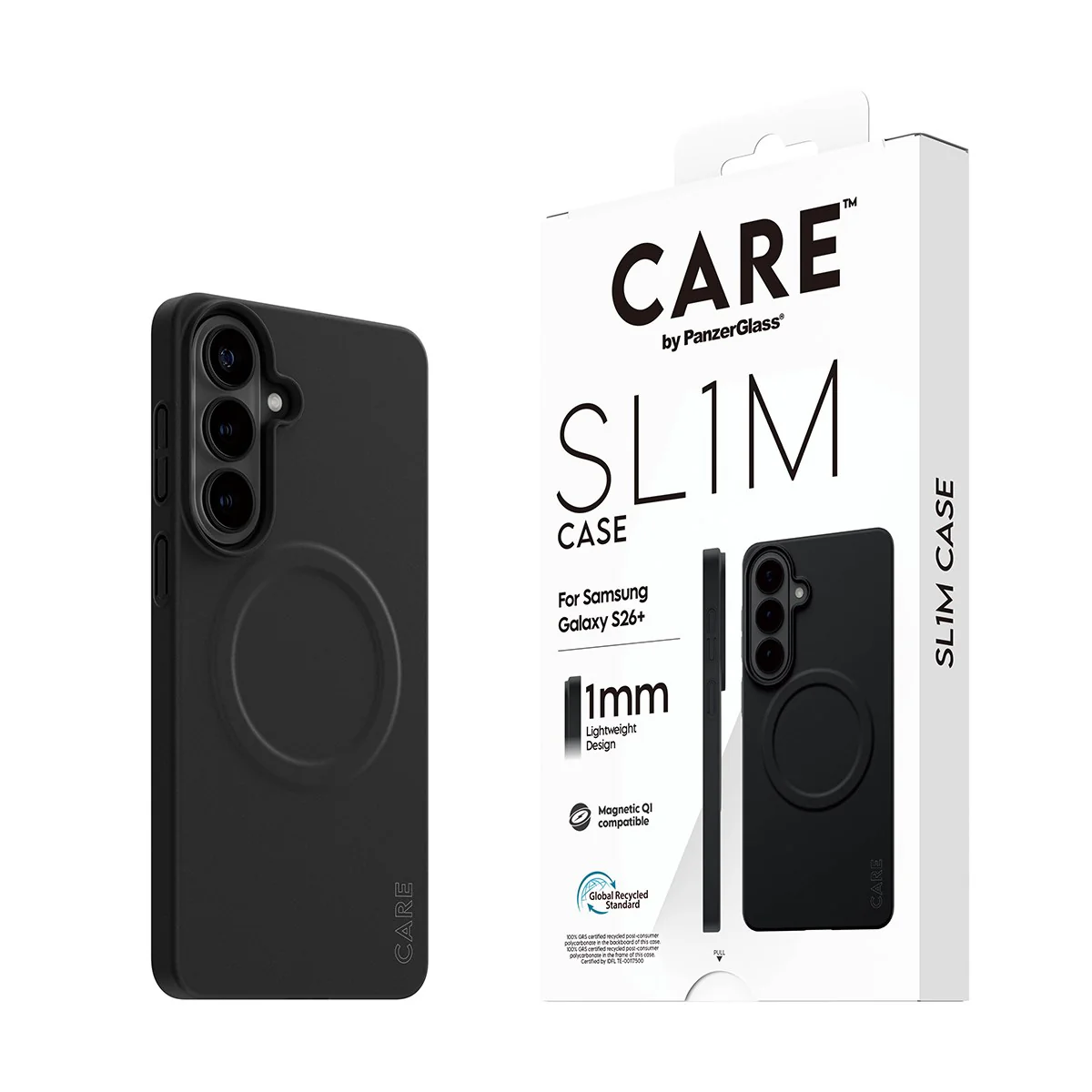 CARE⢠by PanzerGlass® SL1M Case Black w. Qi Samsung Galaxy S26+ - Image 6