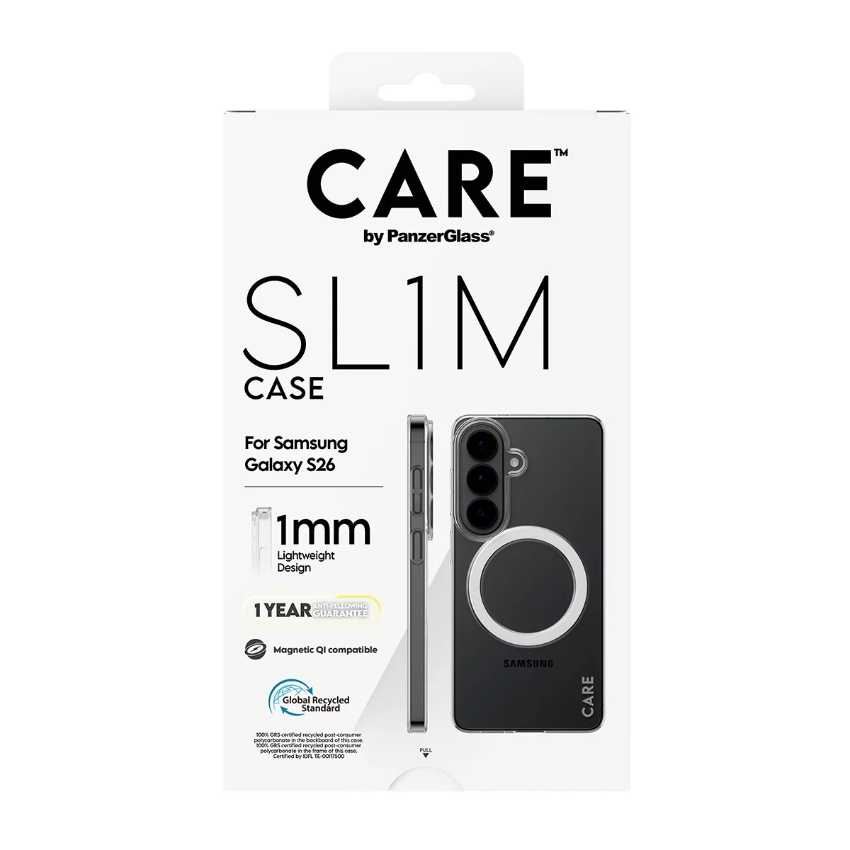 CARE™ by PanzerGlass® SL1M Case Transparent w. Qi Samsung Galaxy S26 - Image 3