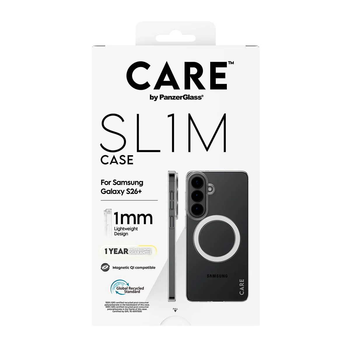 CARE⢠by PanzerGlass® SL1M Case Transparent w. Qi Samsung Galaxy S26+ - Image 3