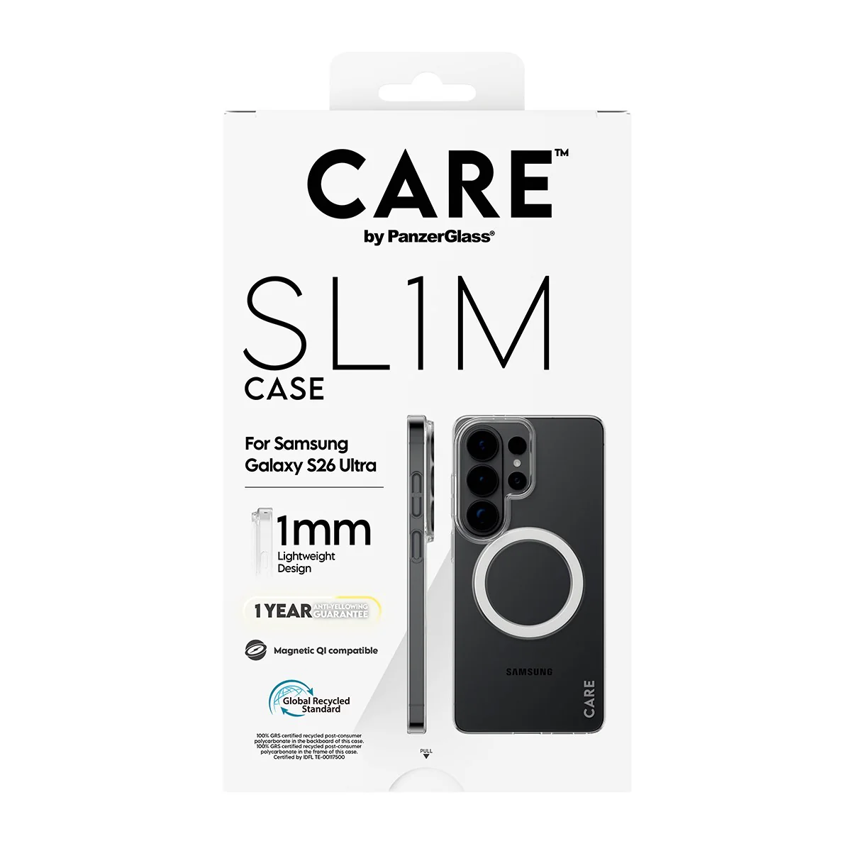 CARE™ by PanzerGlass® SL1M Case Transparent w. Qi Samsung Galaxy S26 Ultra - Image 3