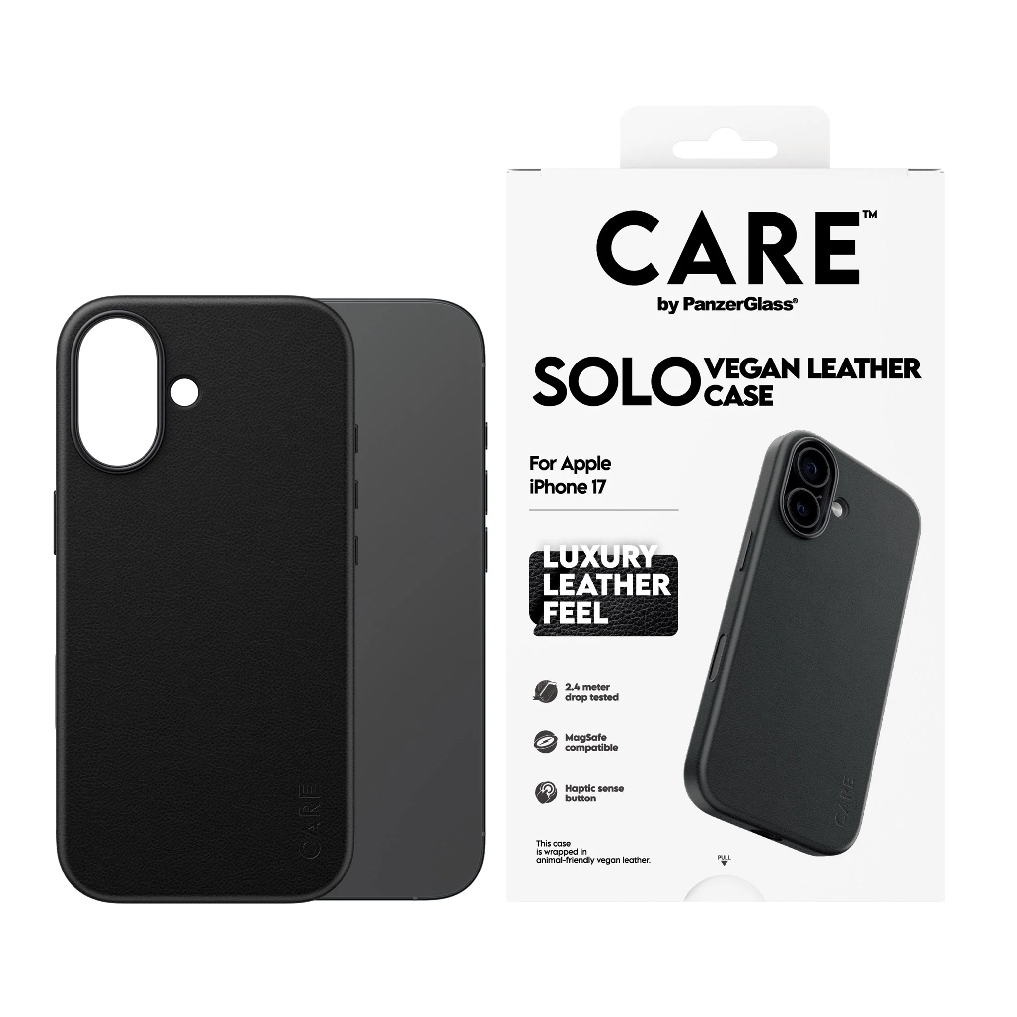 CARE™ by PanzerGlass® Solo Case Black iPhone 17 - Image 2