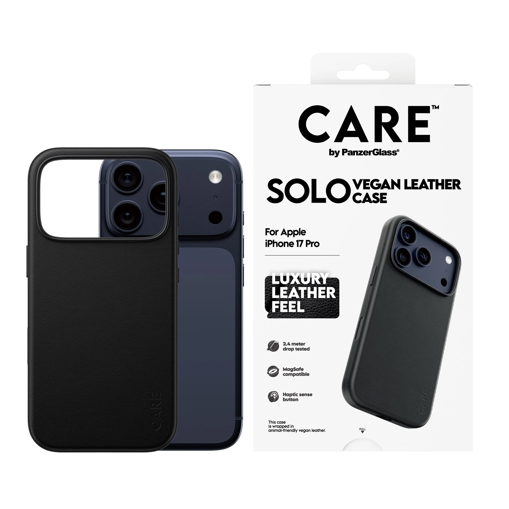 CARE⢠by PanzerGlass® Solo Case Black iPhone 17 Pro - Image 2
