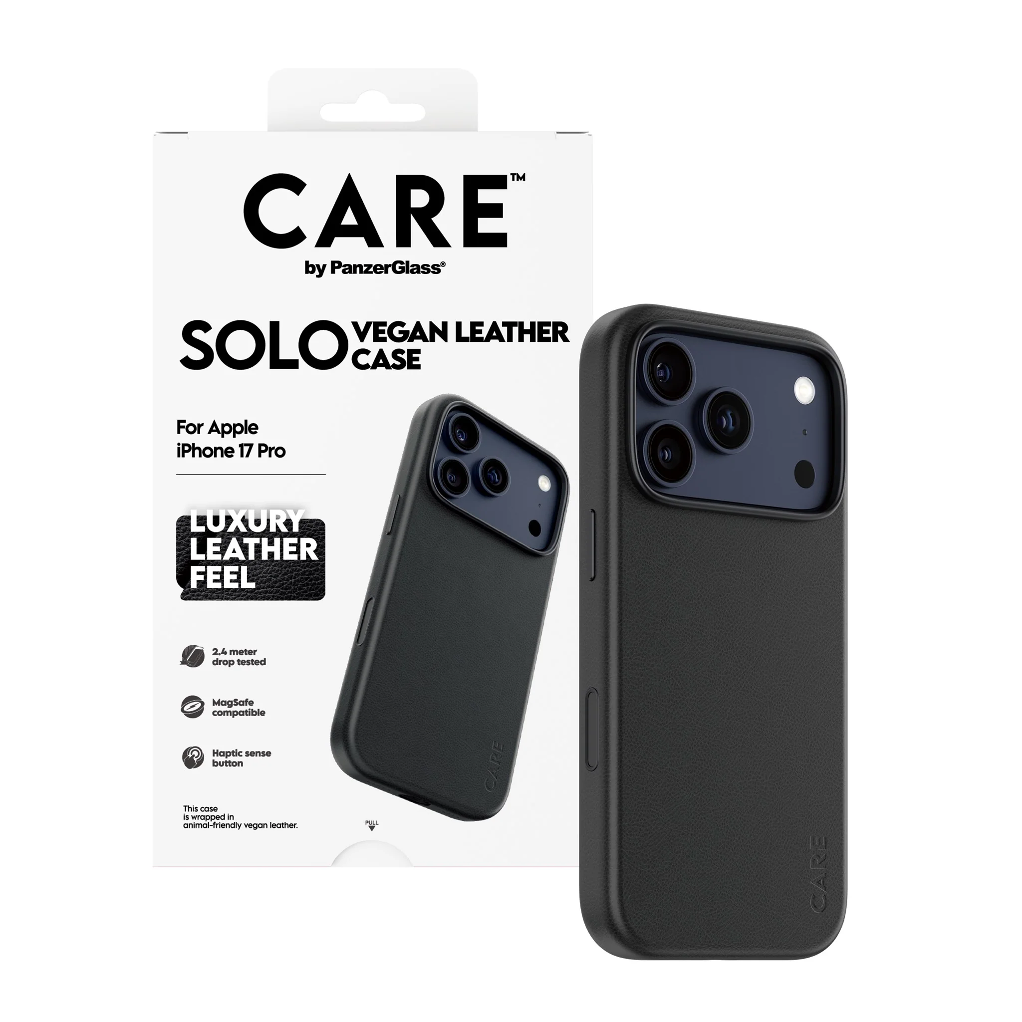 CARE⢠by PanzerGlass® Solo Case Black iPhone 17 Pro - Image 5