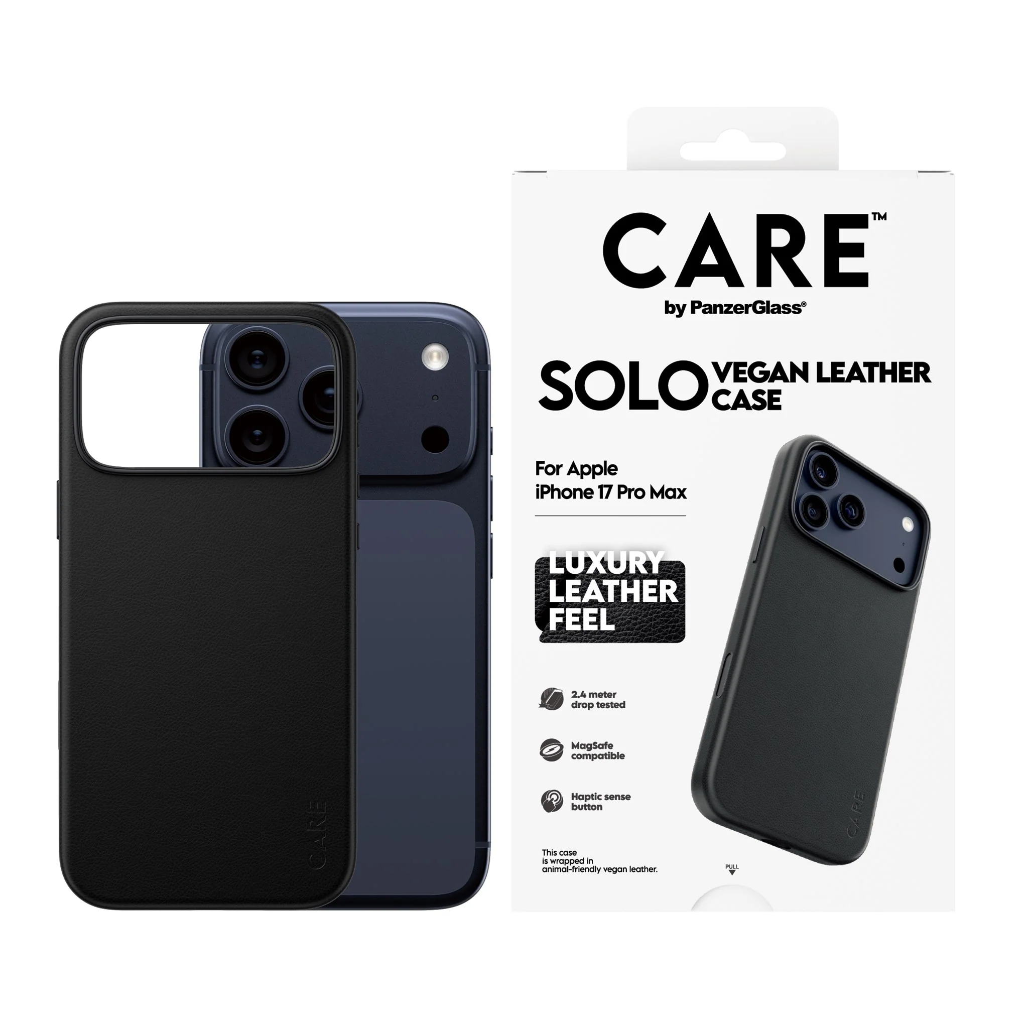 CARE⢠by PanzerGlass® Solo Case Black iPhone 17 Pro Max - Image 2