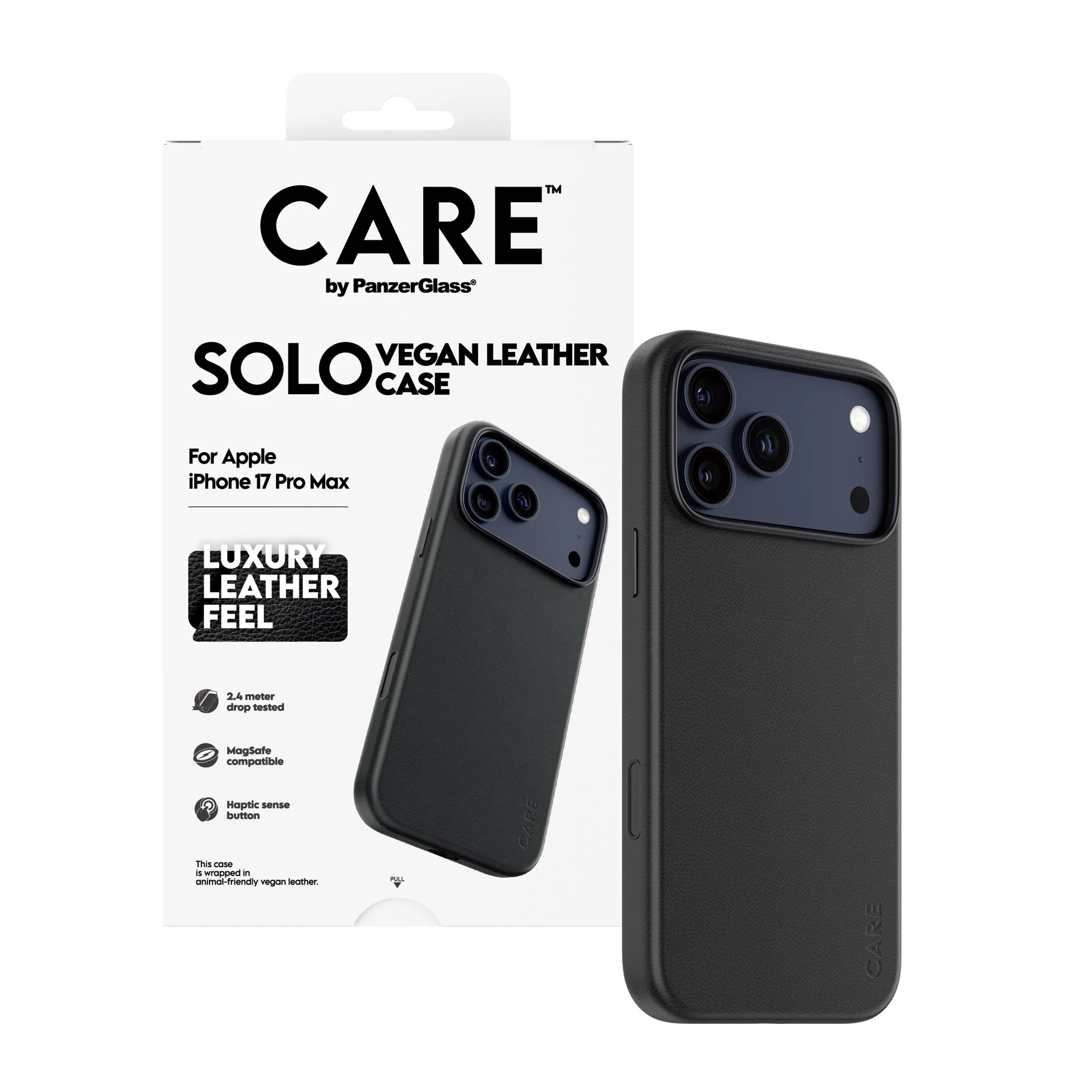 CARE⢠by PanzerGlass® Solo Case Black iPhone 17 Pro Max - Image 5