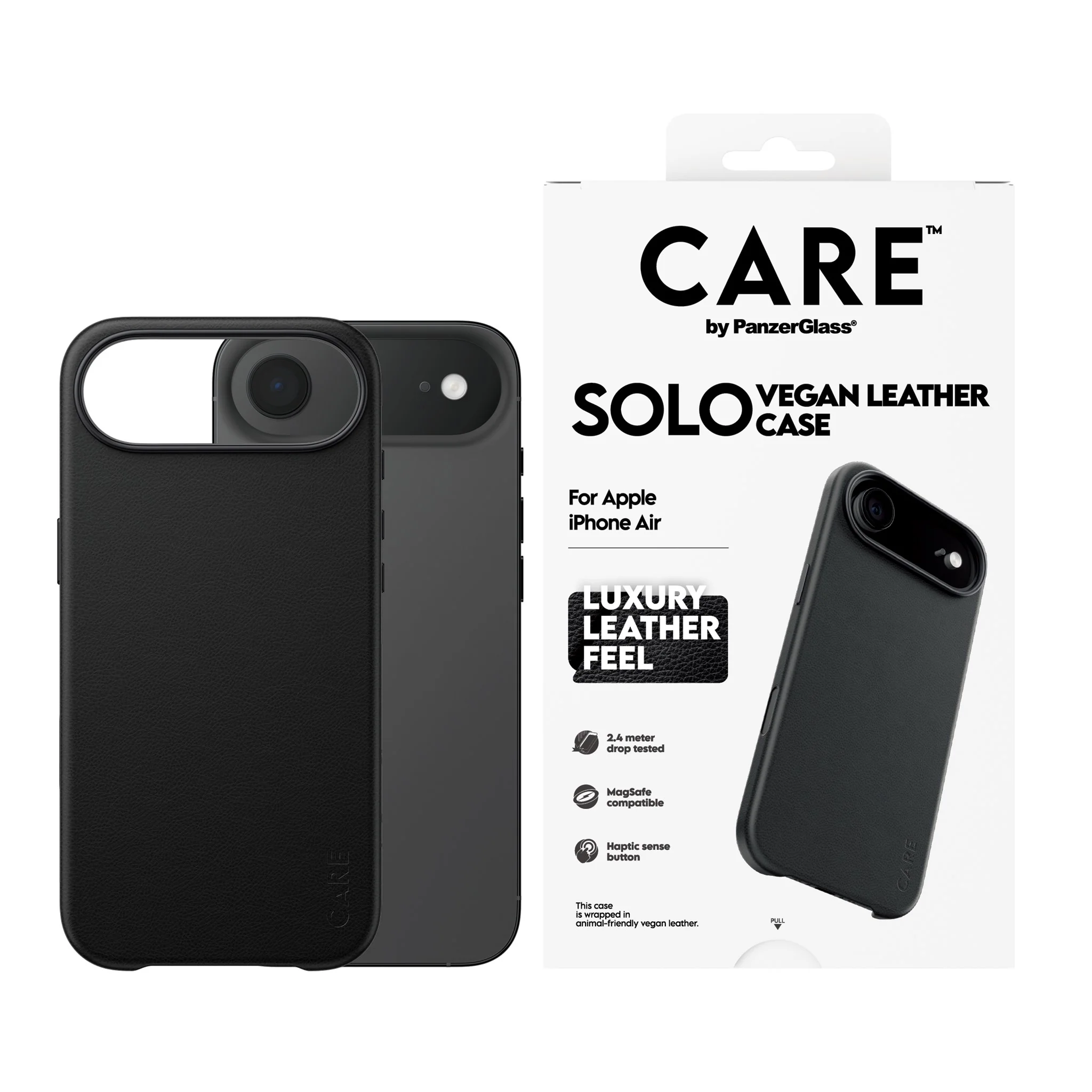 CARE⢠by PanzerGlass® Solo Case Black iPhone Air - Image 2