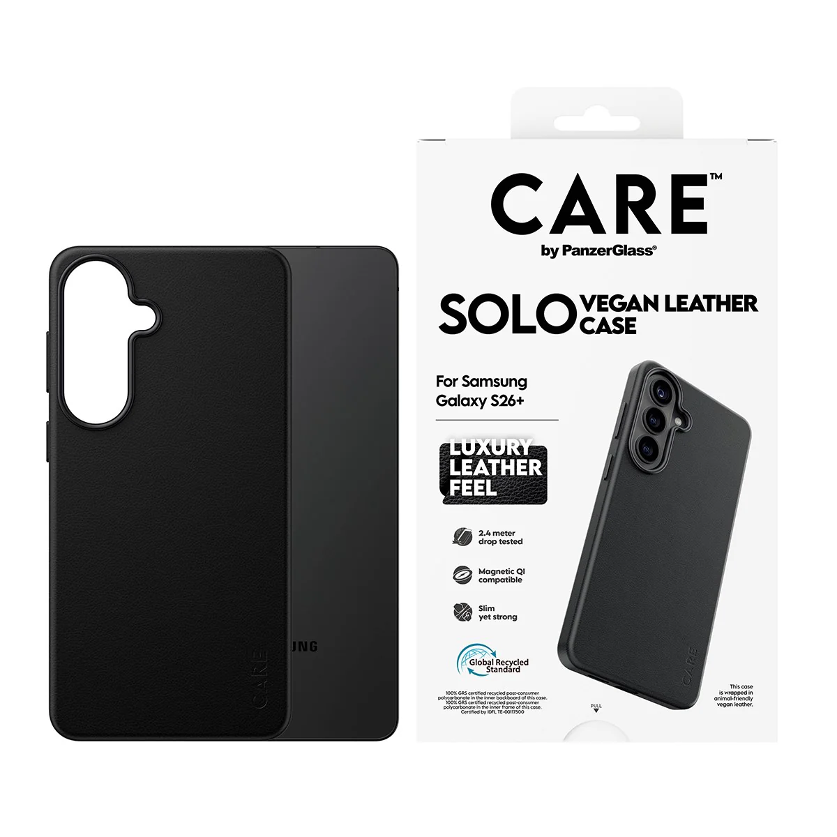 CARE⢠by PanzerGlass® Solo Case Black w. Qi Samsung Galaxy S26+ - Image 2