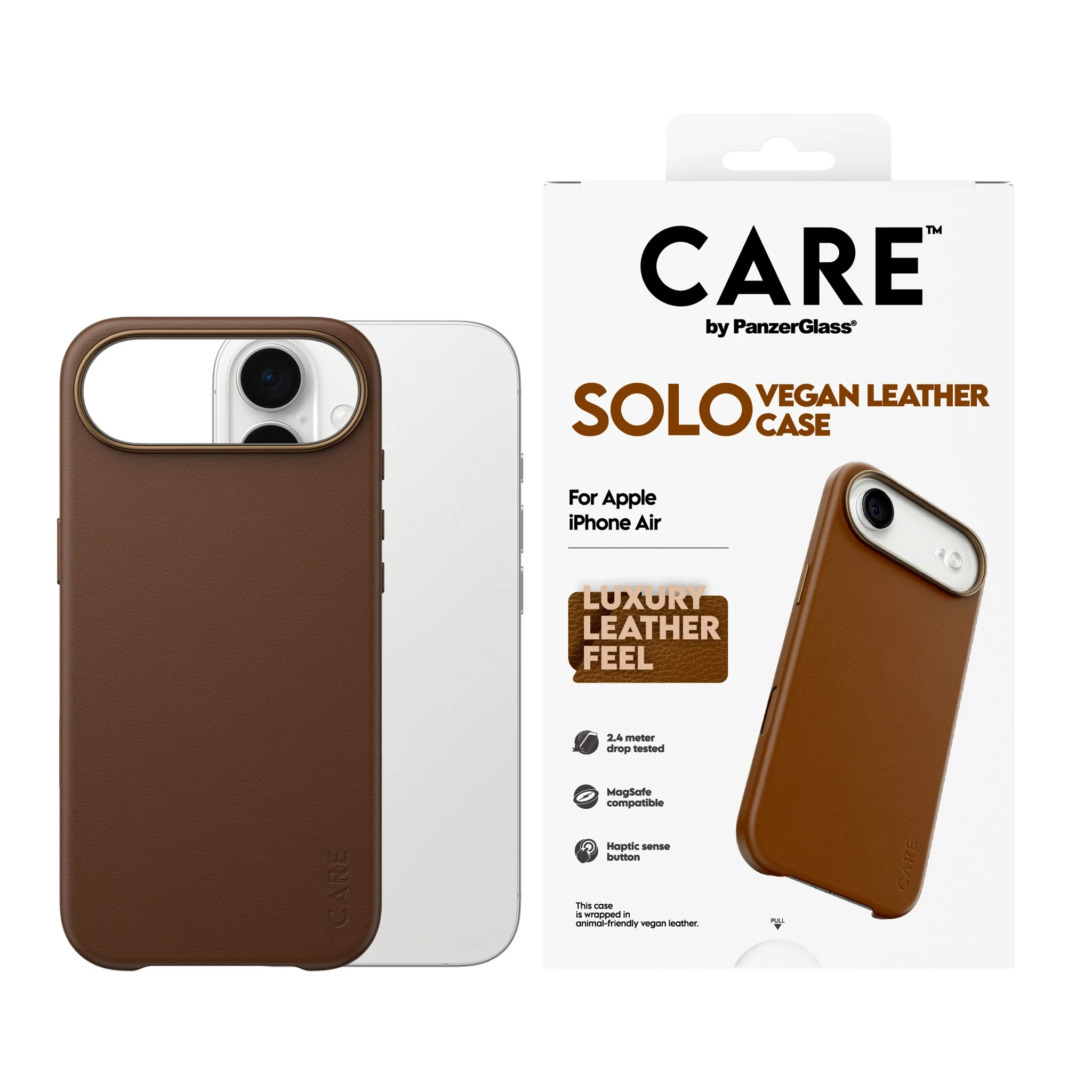 CARE⢠by PanzerGlass® Solo Case Brown iPhone Air - Image 2