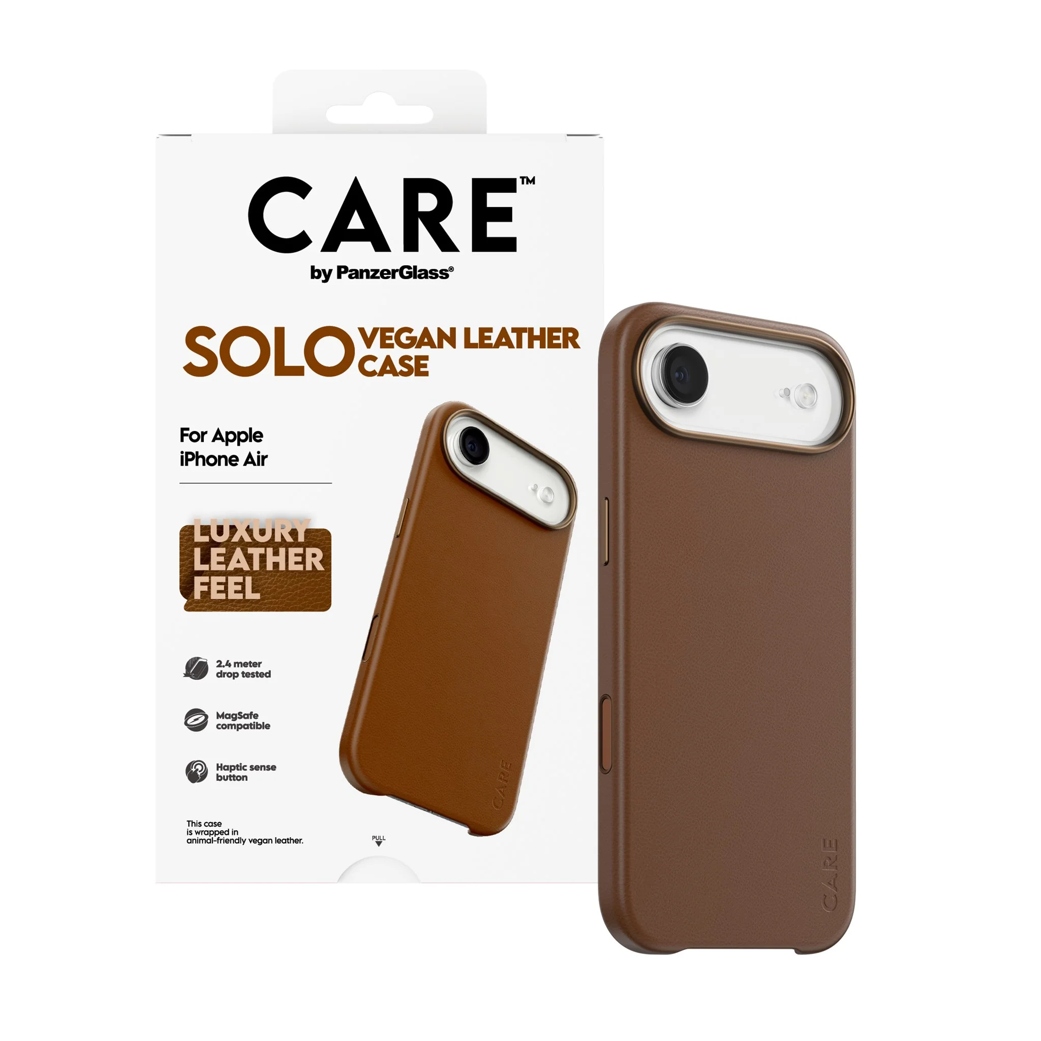 CARE⢠by PanzerGlass® Solo Case Brown iPhone Air - Image 5