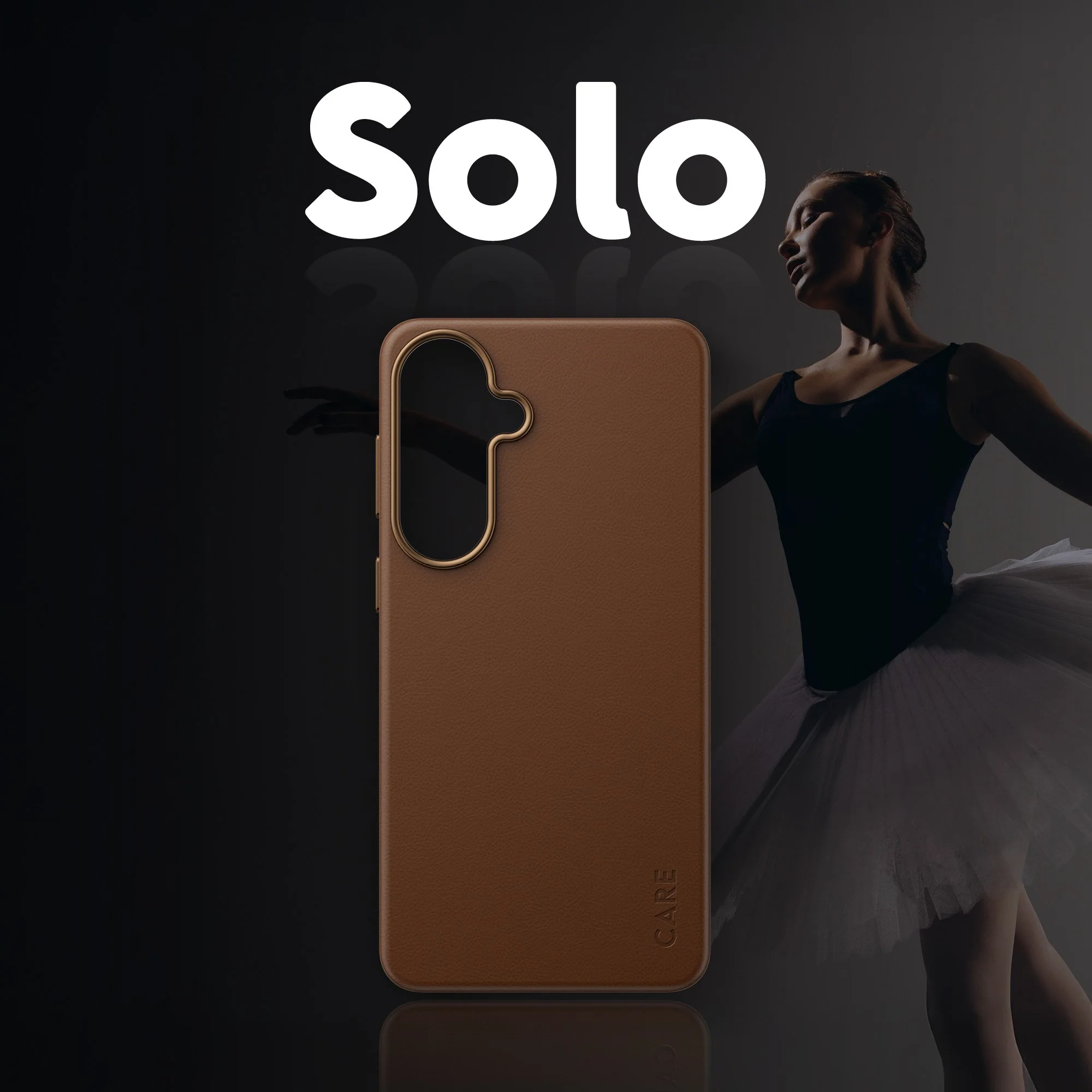 CARE⢠by PanzerGlass® Solo Case Brown w. Qi Samsung Galaxy S26 - Image 7