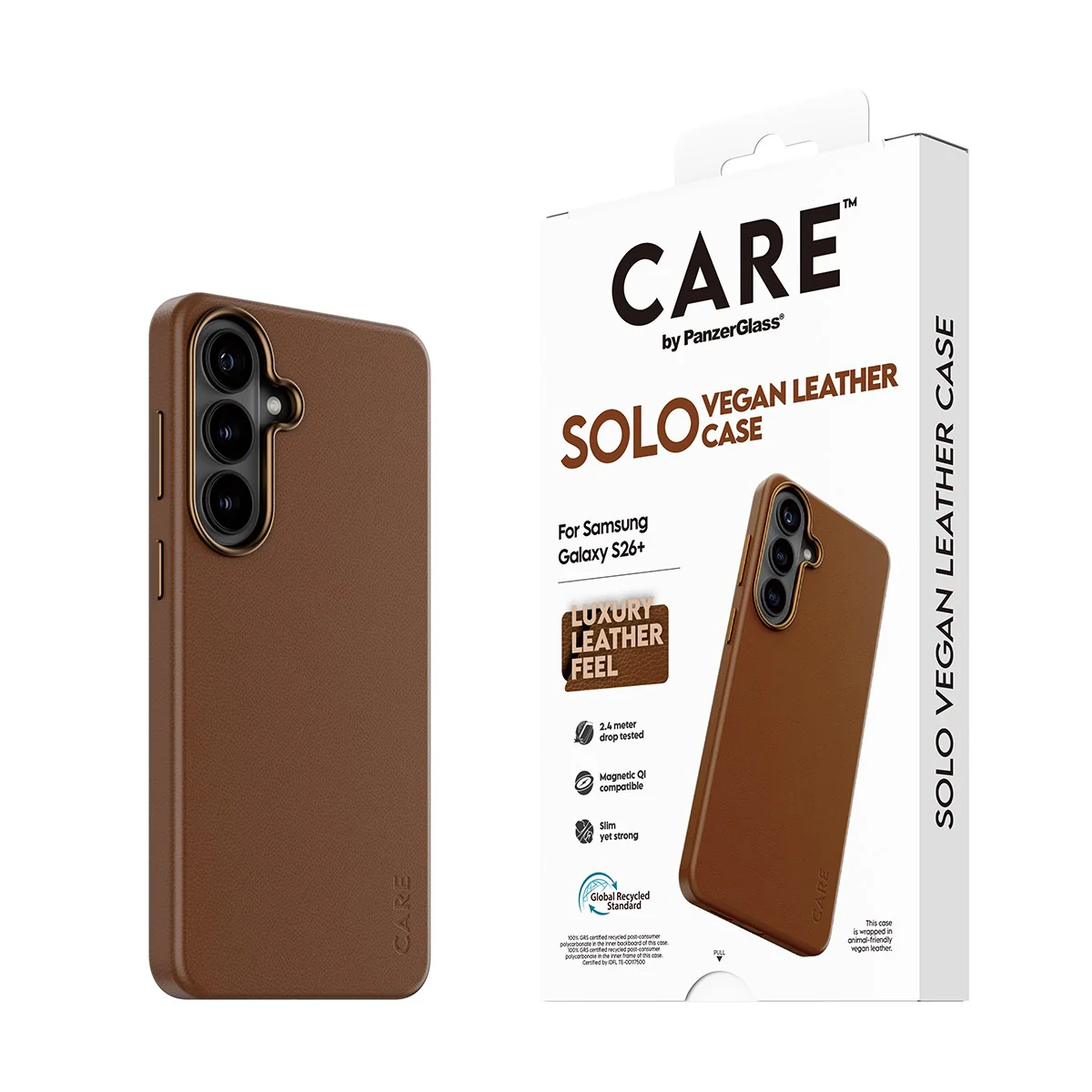 CARE⢠by PanzerGlass® Solo Case Brown w. Qi Samsung Galaxy S26+ - Image 6