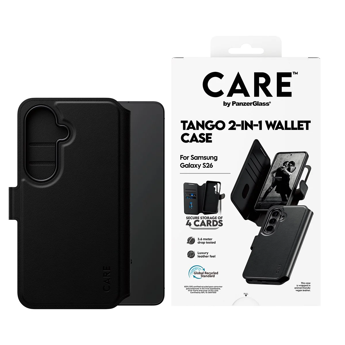 CARE⢠by PanzerGlass® Tango 2-in-1 Wallet Case w. Qi Samsung Galaxy S26 - Image 2