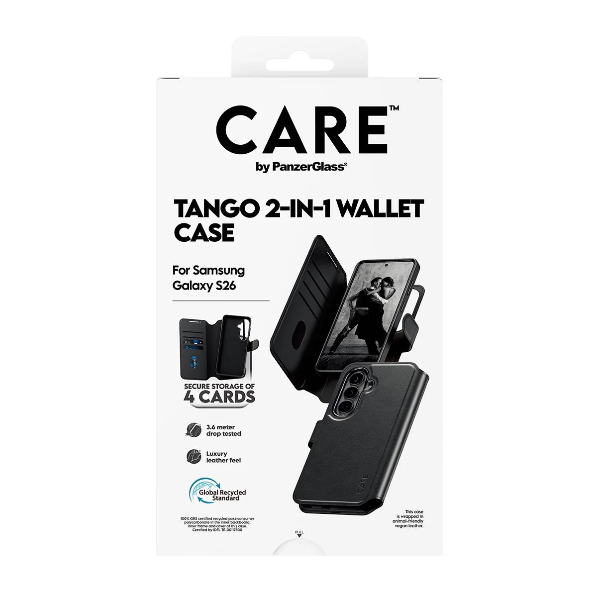 CARE⢠by PanzerGlass® Tango 2-in-1 Wallet Case w. Qi Samsung Galaxy S26 - Image 3