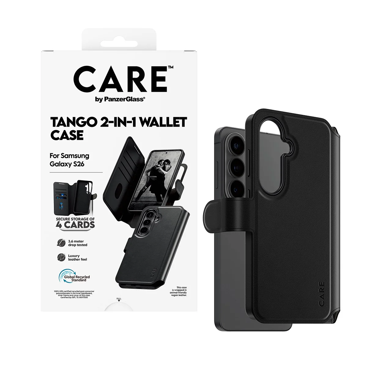 CARE⢠by PanzerGlass® Tango 2-in-1 Wallet Case w. Qi Samsung Galaxy S26 - Image 6