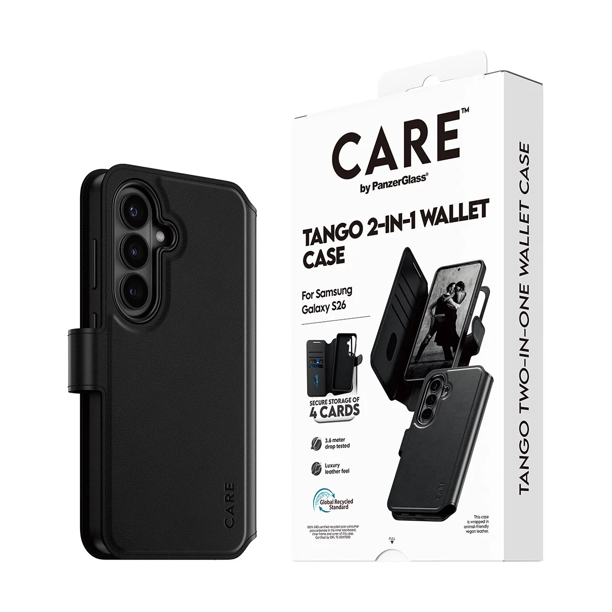 CARE⢠by PanzerGlass® Tango 2-in-1 Wallet Case w. Qi Samsung Galaxy S26 - Image 7