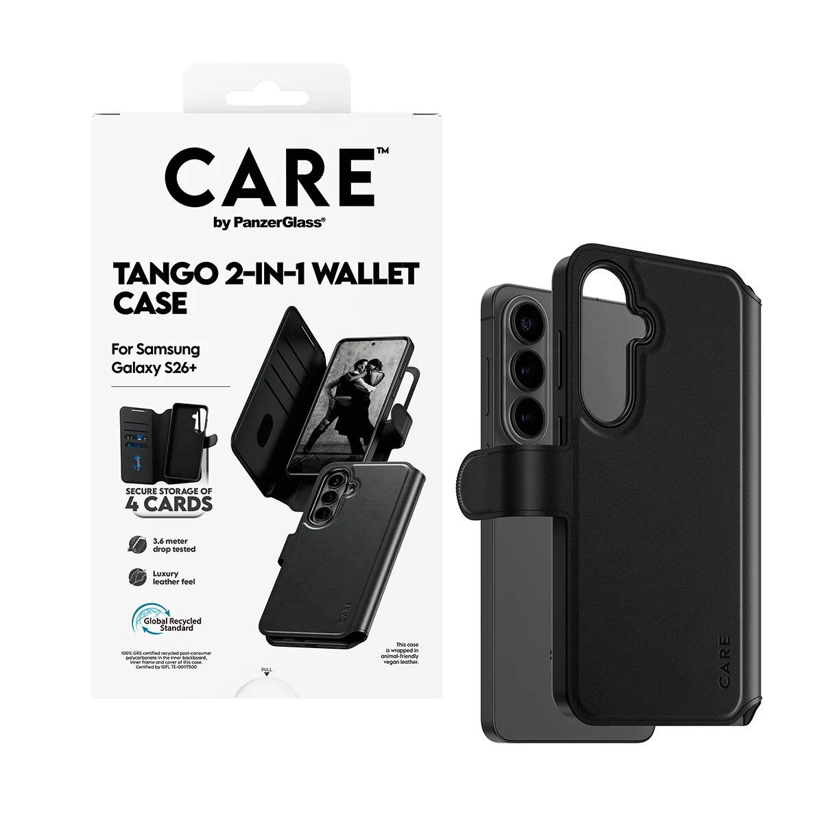 CARE™ by PanzerGlass® Tango 2-in-1 Wallet Case w. Qi Samsung Galaxy S26+ - Image 6