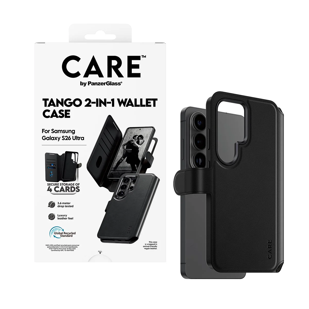 CARE™ by PanzerGlass® Tango 2-in-1 Wallet Case w. Qi Samsung Galaxy S26 Ultra - Image 6