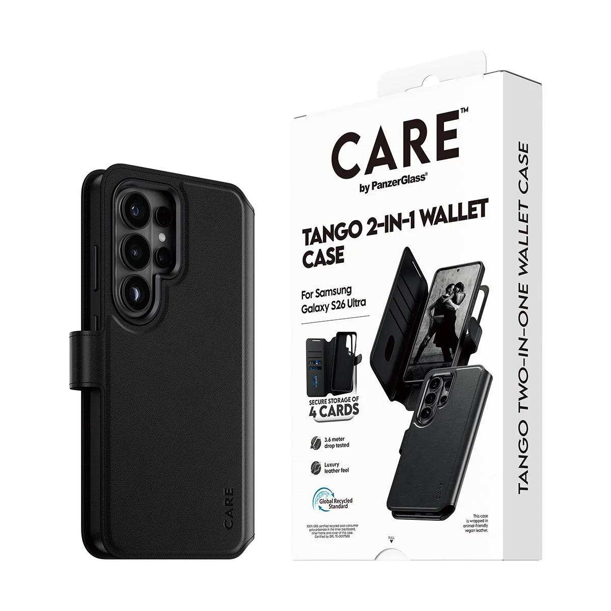 CARE™ by PanzerGlass® Tango 2-in-1 Wallet Case w. Qi Samsung Galaxy S26 Ultra - Image 7