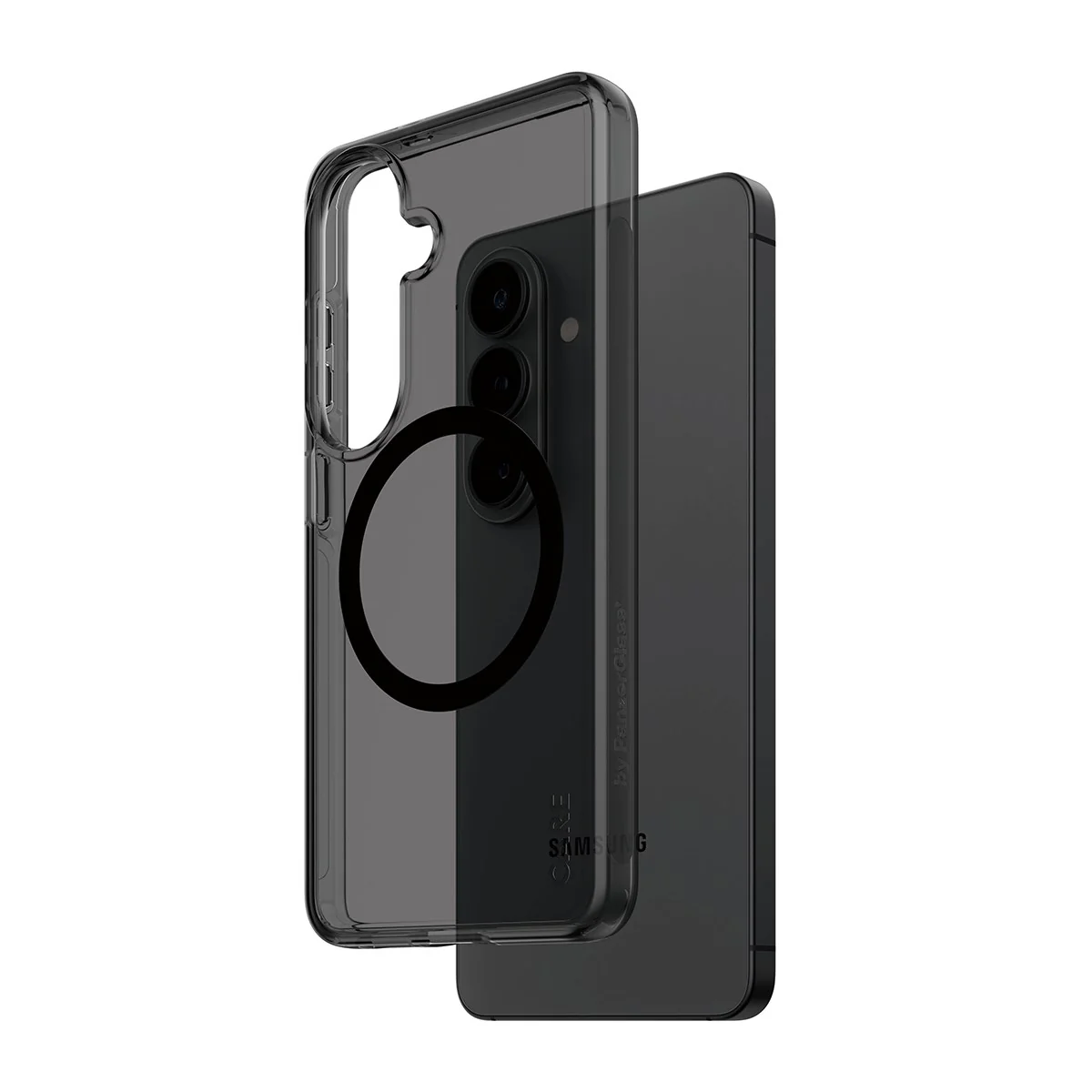 CARE™ by PanzerGlass® Smokey Case w. Black Qi Samsung Galaxy S26