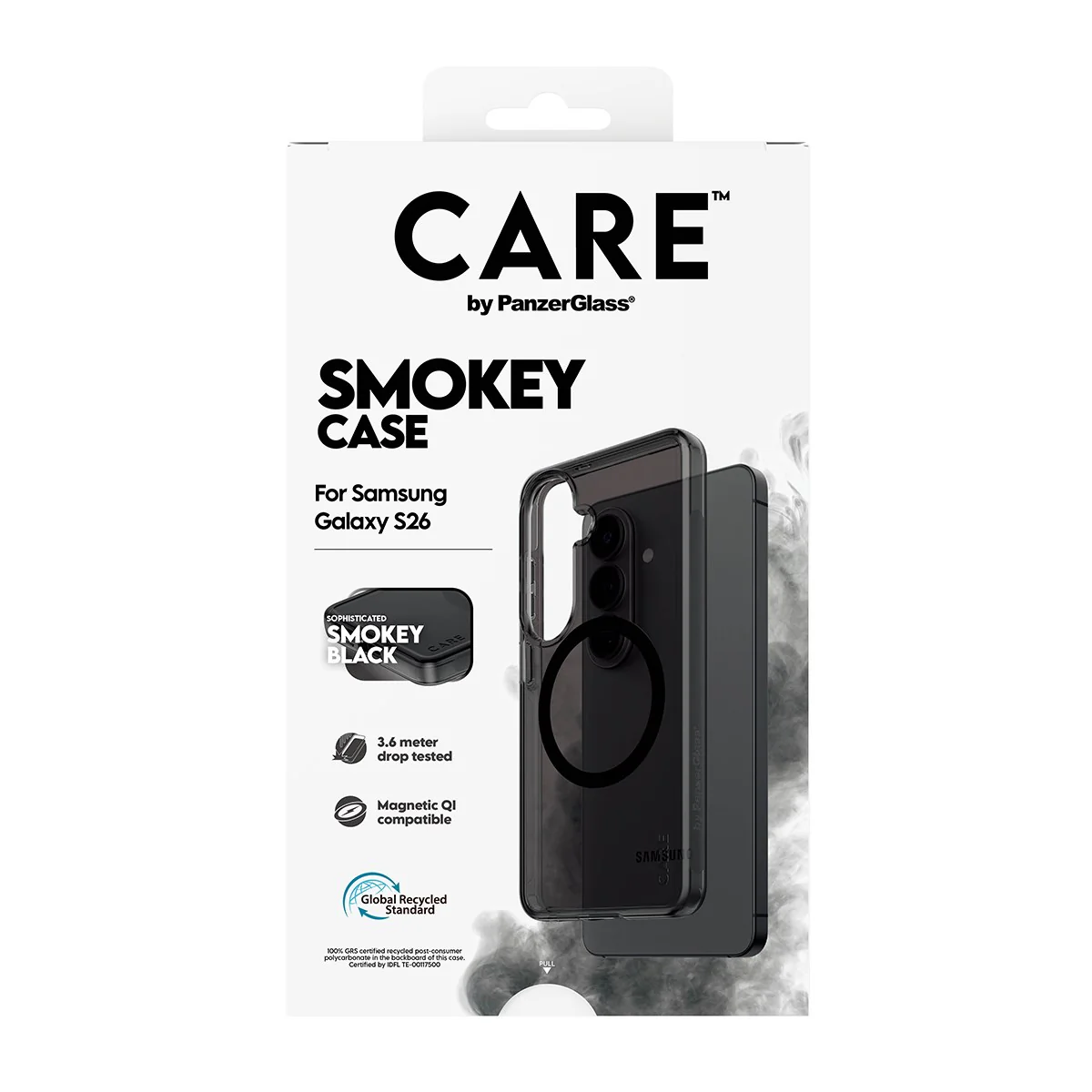 CARE™ by PanzerGlass® Smokey Case w. Black Qi Samsung Galaxy S26 - Image 3