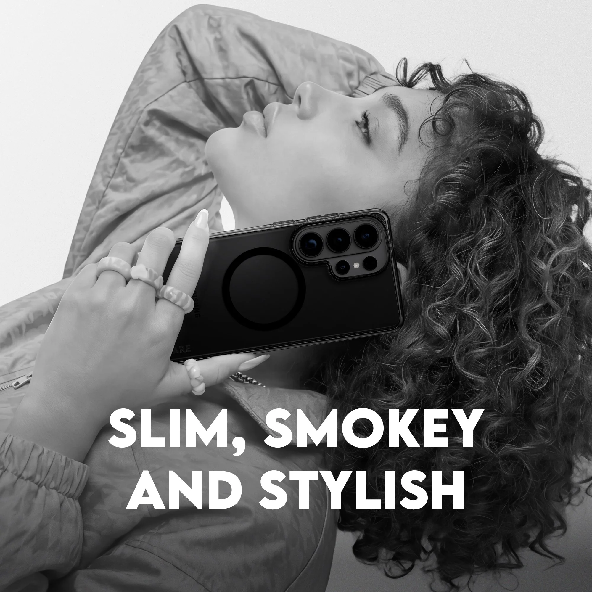 CARE™ by PanzerGlass® Smokey Case w. Black Qi Samsung Galaxy S26+ - Image 7