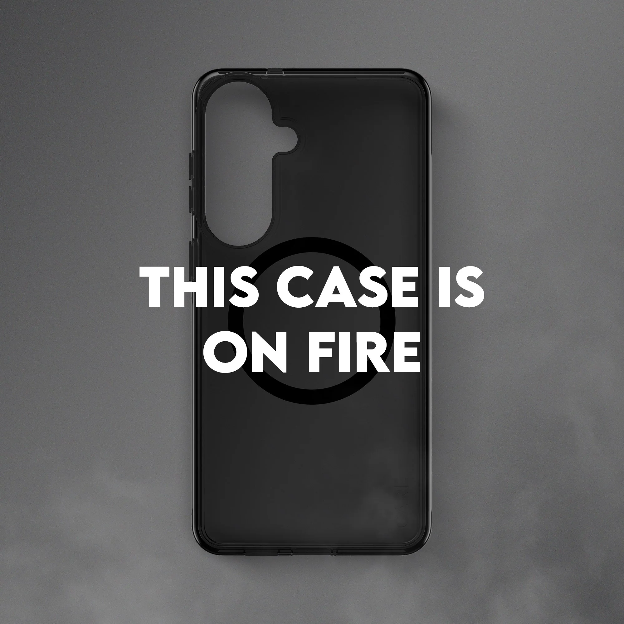 CARE™ by PanzerGlass® Smokey Case w. Black Qi Samsung Galaxy S26+ - Image 8
