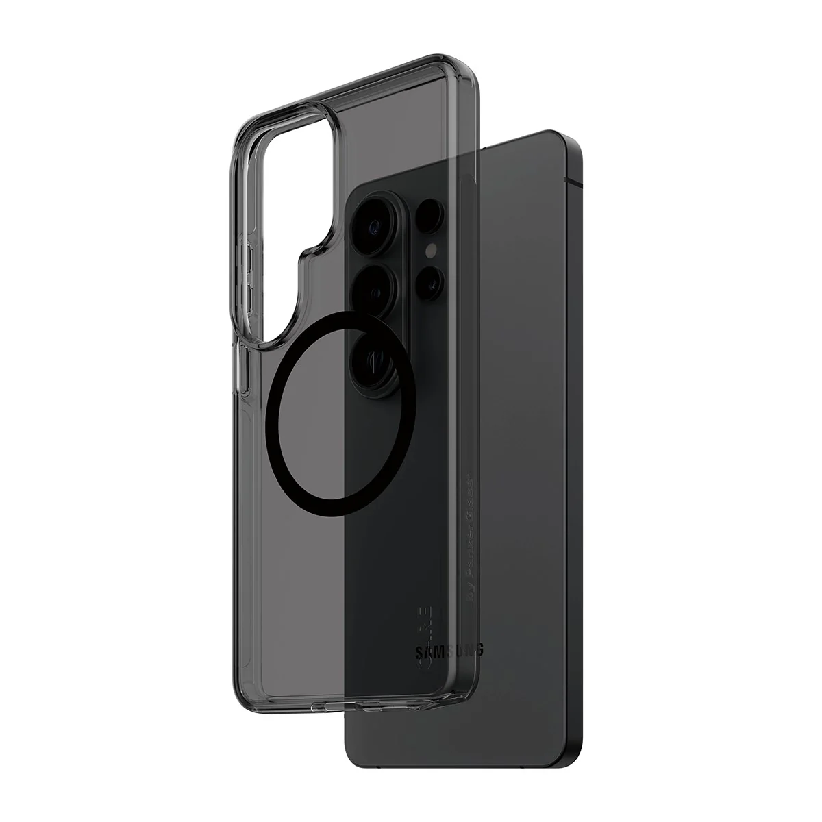 CARE™ by PanzerGlass® Smokey Case w. Black Qi Samsung Galaxy S26 Ultra