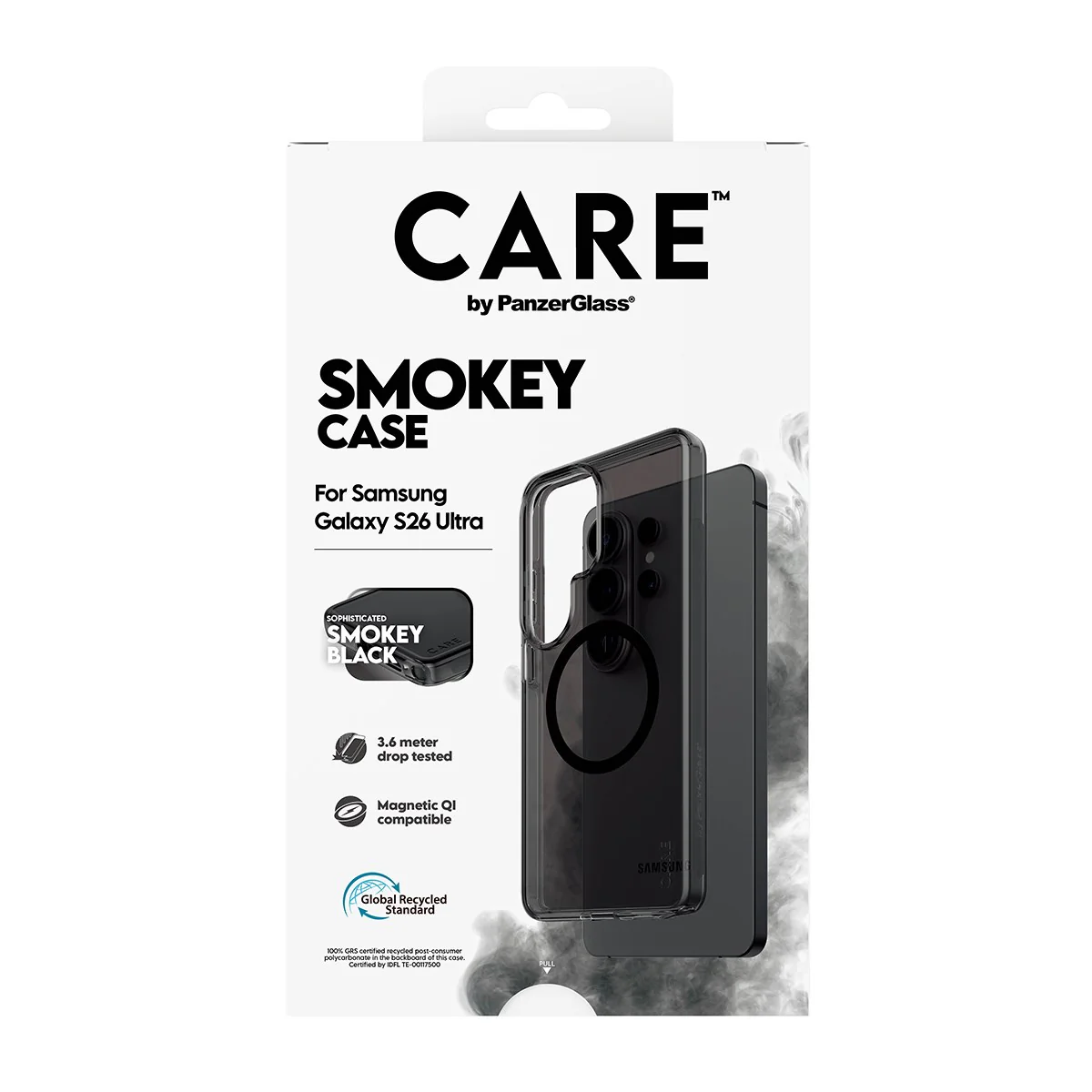 CARE™ by PanzerGlass® Smokey Case w. Black Qi Samsung Galaxy S26 Ultra - Image 3