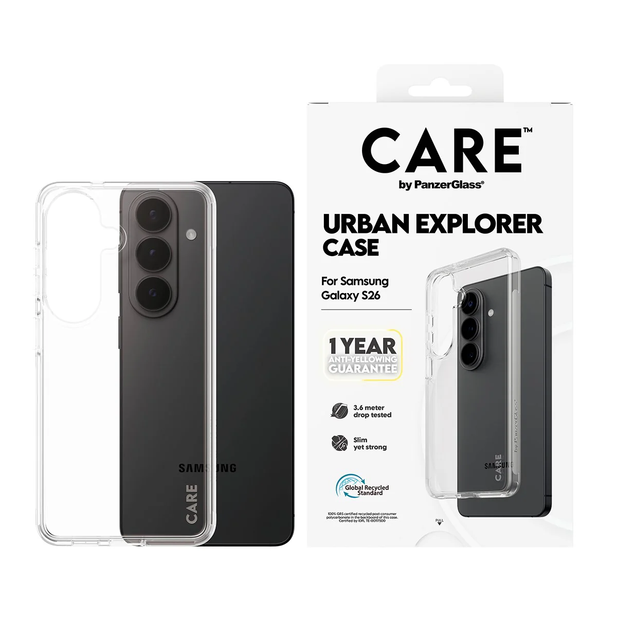 CARE™ by PanzerGlass® Urban Explorer Case Transparent Samsung Galaxy S26 - Image 2