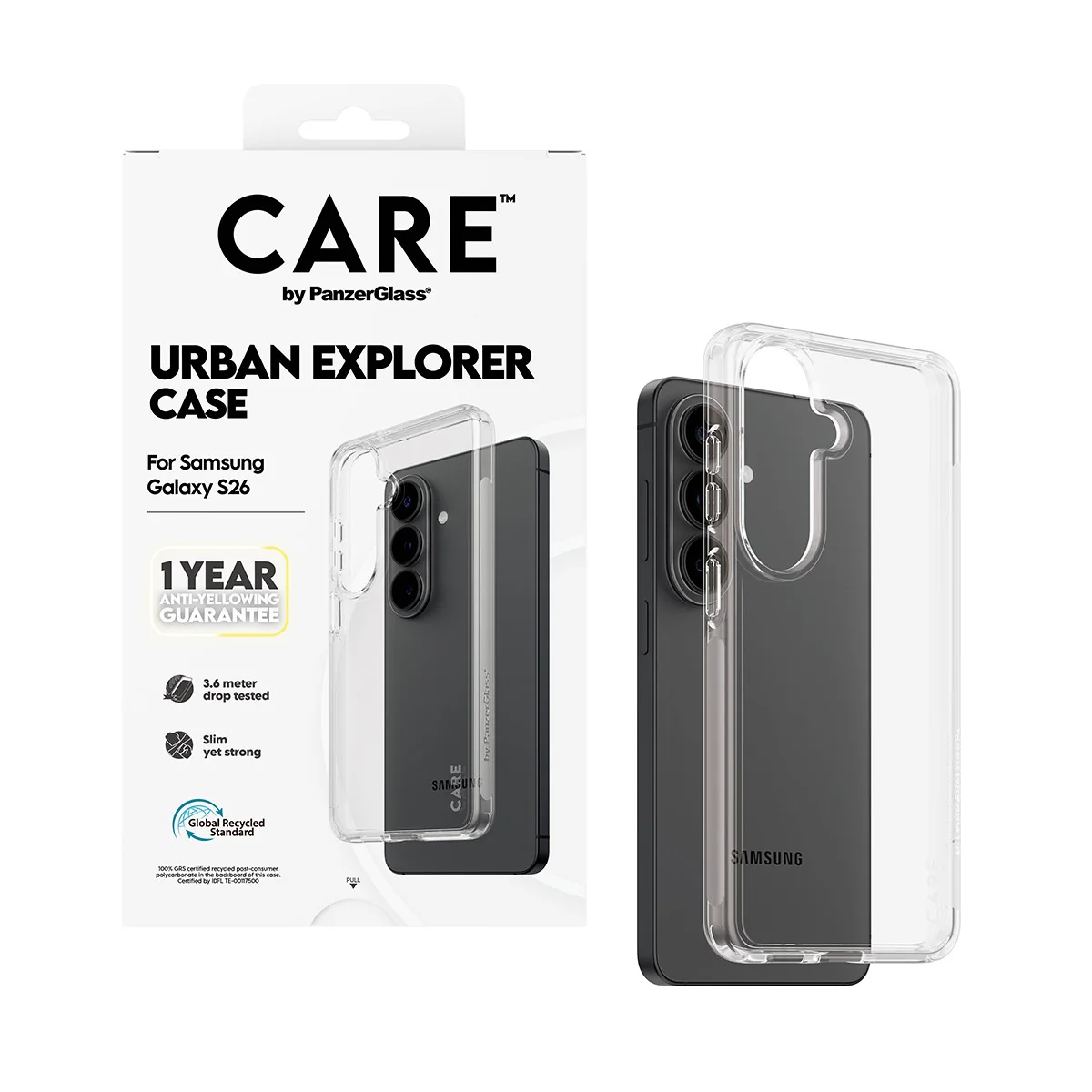 CARE™ by PanzerGlass® Urban Explorer Case Transparent Samsung Galaxy S26 - Image 5