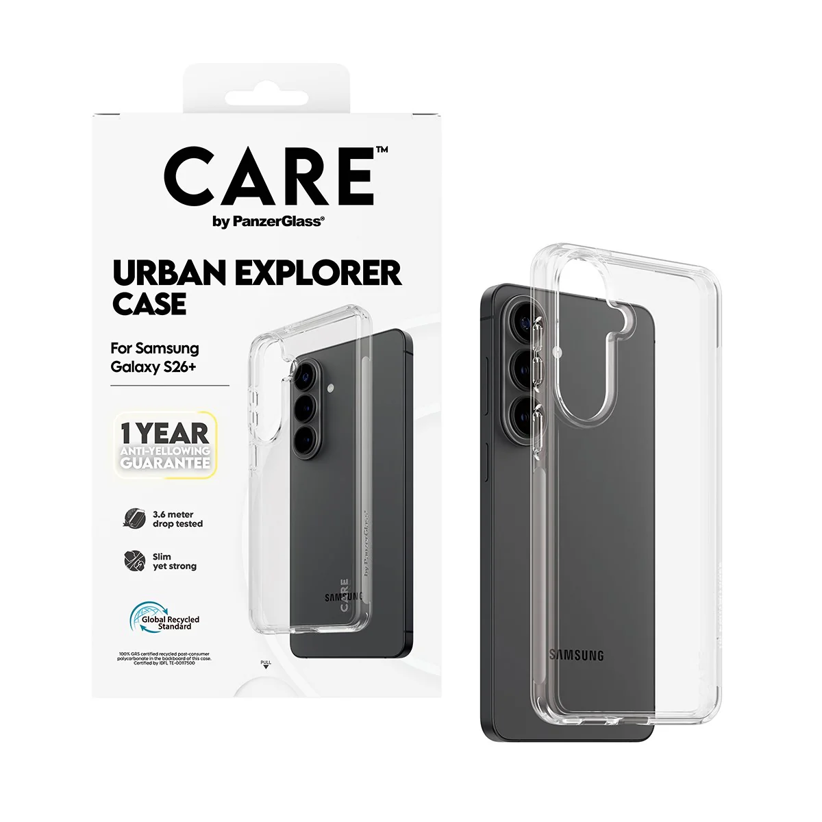 CARE™ by PanzerGlass® Urban Explorer Case Transparent Samsung Galaxy S26+ - Image 5