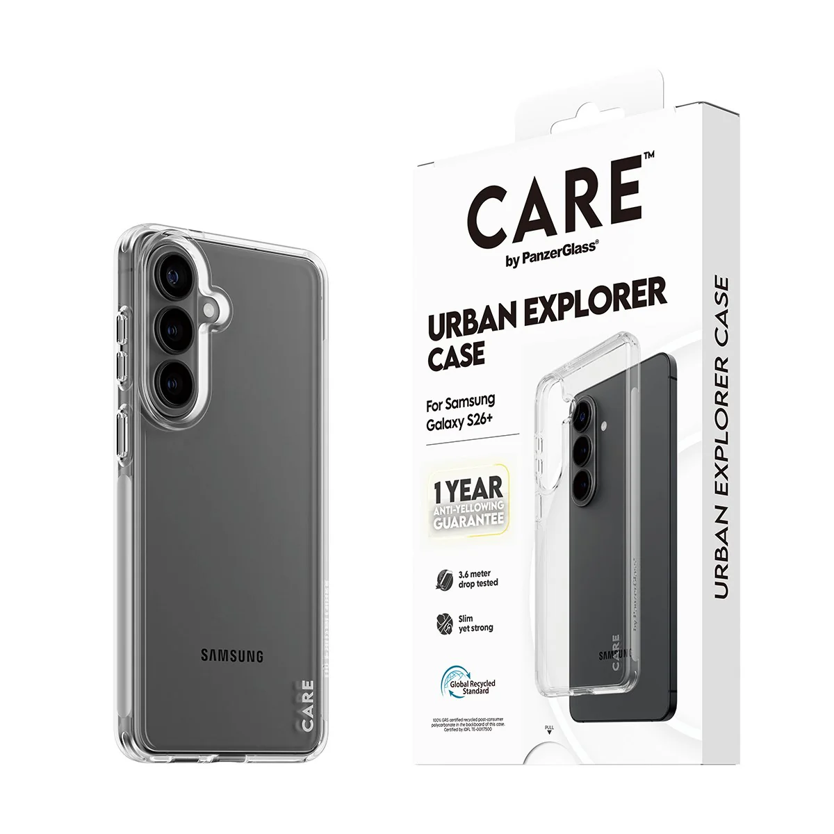 CARE™ by PanzerGlass® Urban Explorer Case Transparent Samsung Galaxy S26+ - Image 6