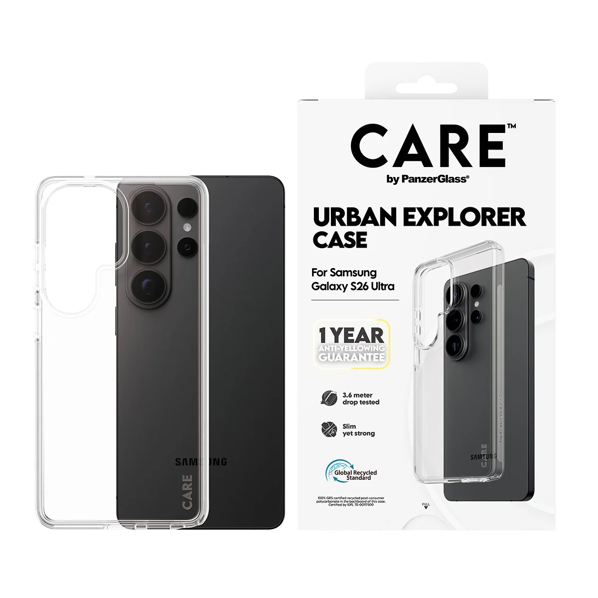 CARE™ by PanzerGlass® Urban Explorer Case Transparent Samsung Galaxy S26 Ultra - Image 2