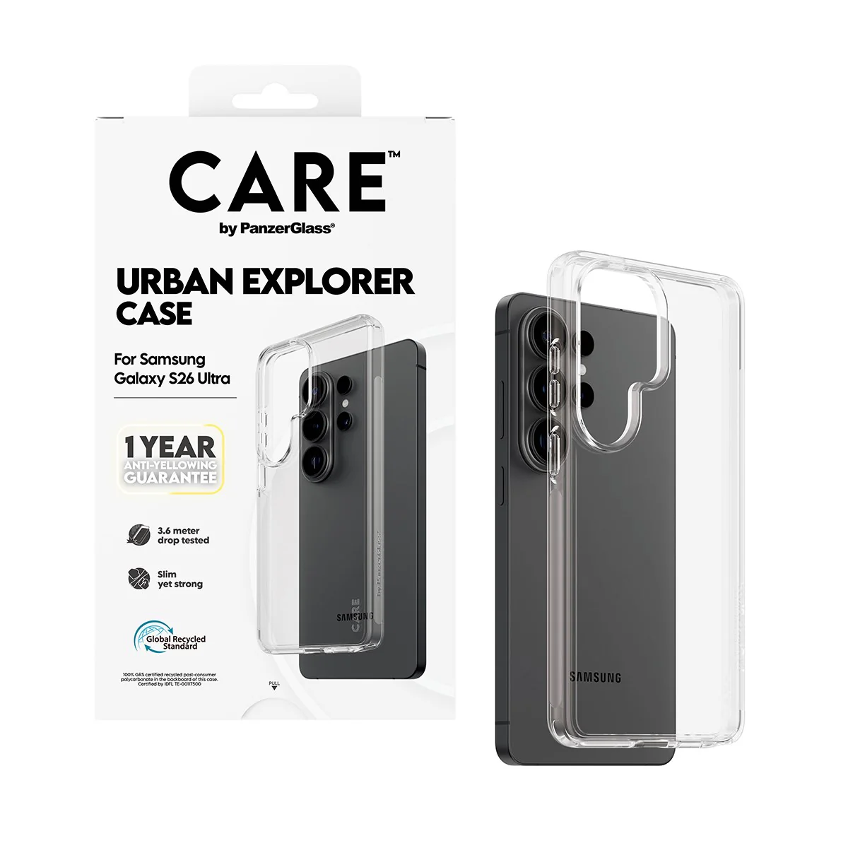 CARE™ by PanzerGlass® Urban Explorer Case Transparent Samsung Galaxy S26 Ultra - Image 5