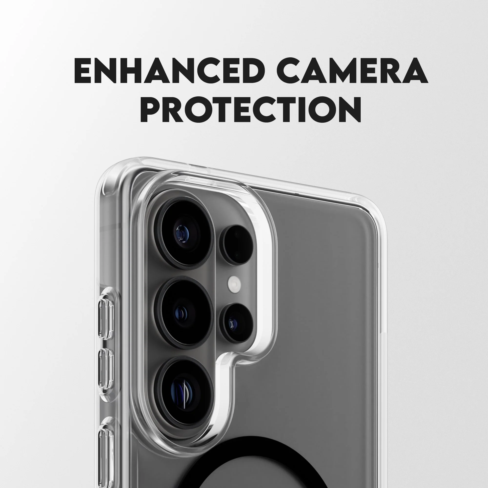 CARE™ by PanzerGlass® Kickstand Case Transparent w. Qi Samsung Galaxy S26 Ultra - Image 11