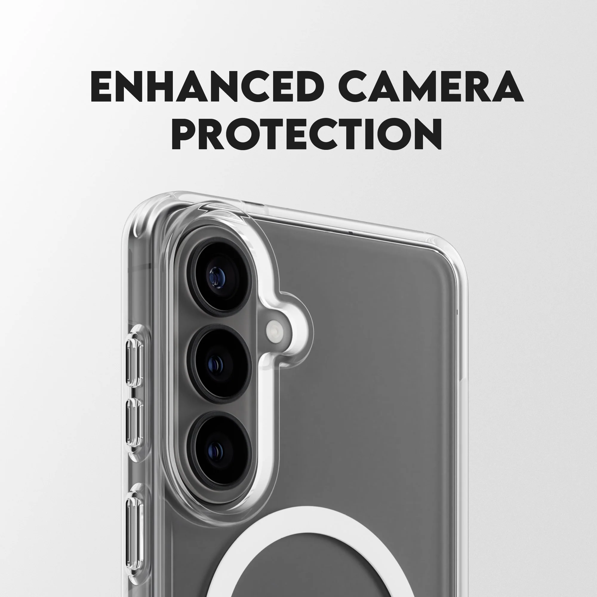 CARE™ by PanzerGlass® Urban Explorer Case Transparent w. White Qi Samsung Galaxy S26+ - Image 8
