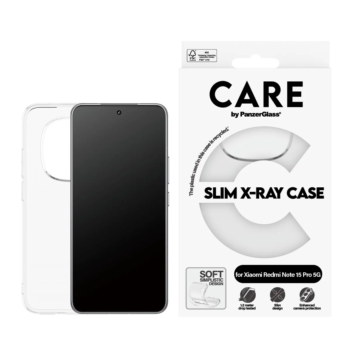 CARE⢠by PanzerGlass® X-Ray Case Xiaomi Redmi Note 15 Pro 5G - Image 2