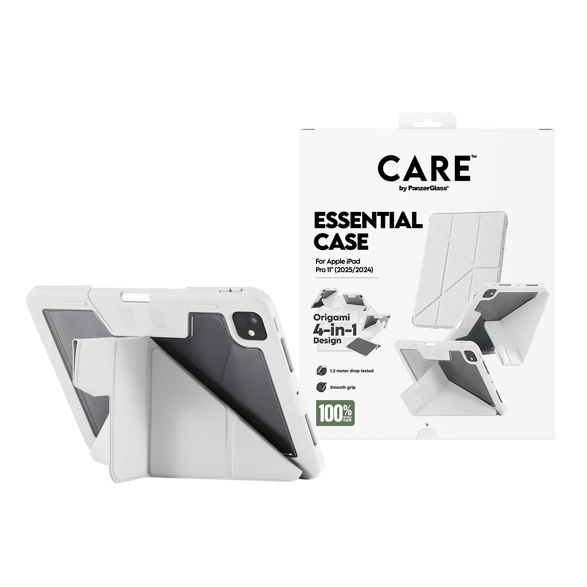 CARE⢠by PanzerGlass®⢠by PanzerGlass Essential Case Grey iPad Pro 11" (2024-2025) - Image 2