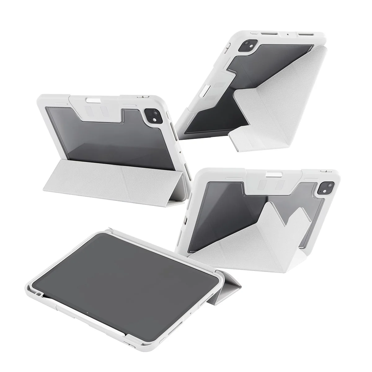 CARE⢠by PanzerGlass®⢠by PanzerGlass Essential Case Grey iPad Pro 11" (2024-2025) - Image 4