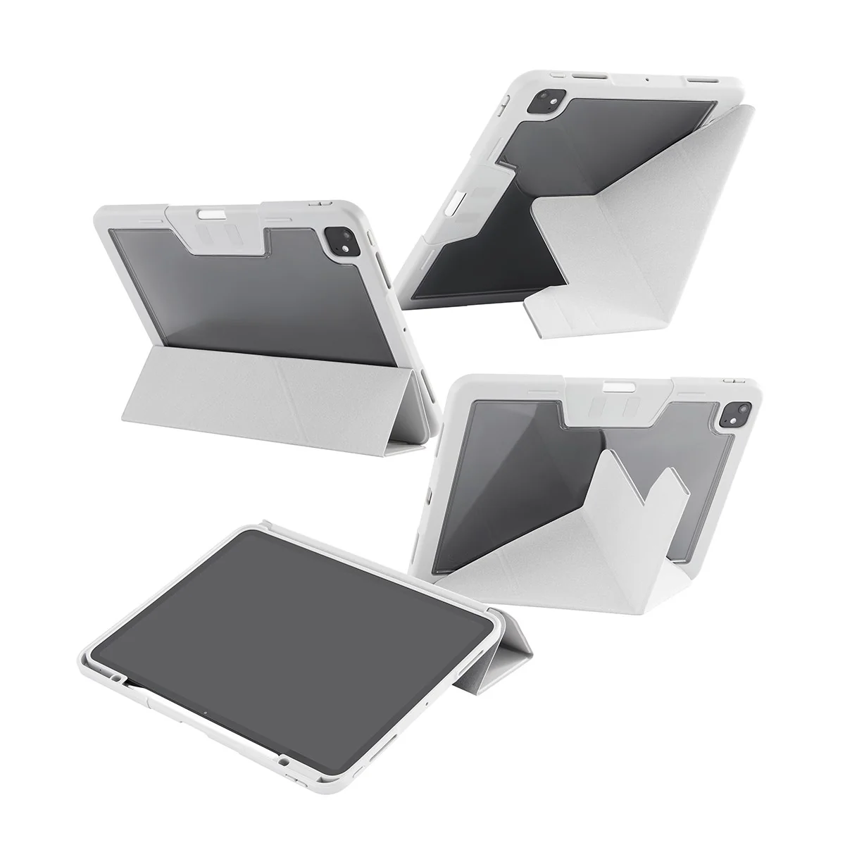 CARE⢠by PanzerGlass®⢠by PanzerGlass Essential Case Grey iPad Pro 13" (2024-2025) - Image 4